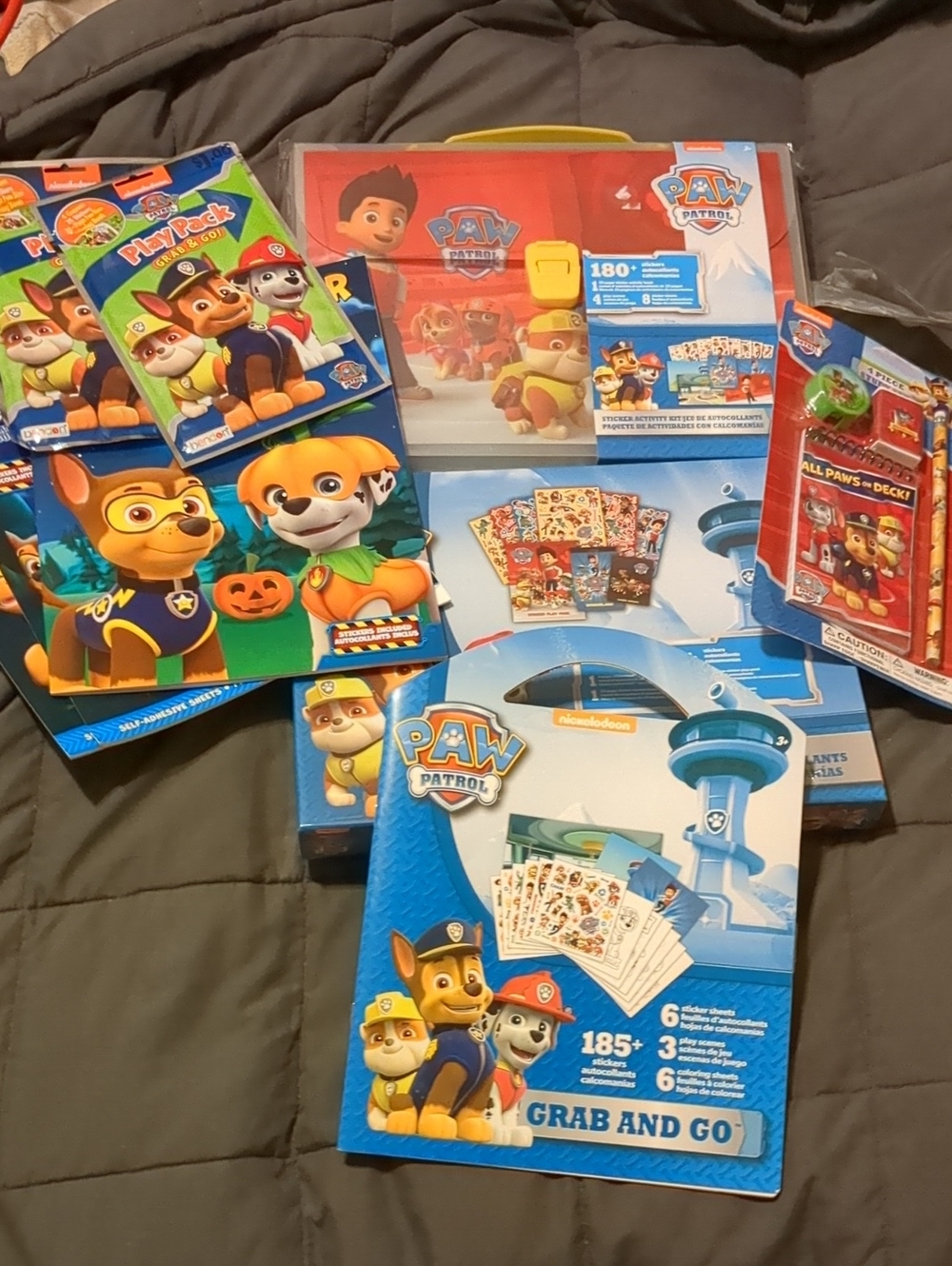 Paw Patrol Stickers, Colouring And Kit Bundle